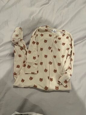 Lou Lou & Company Bear footsie pajamas